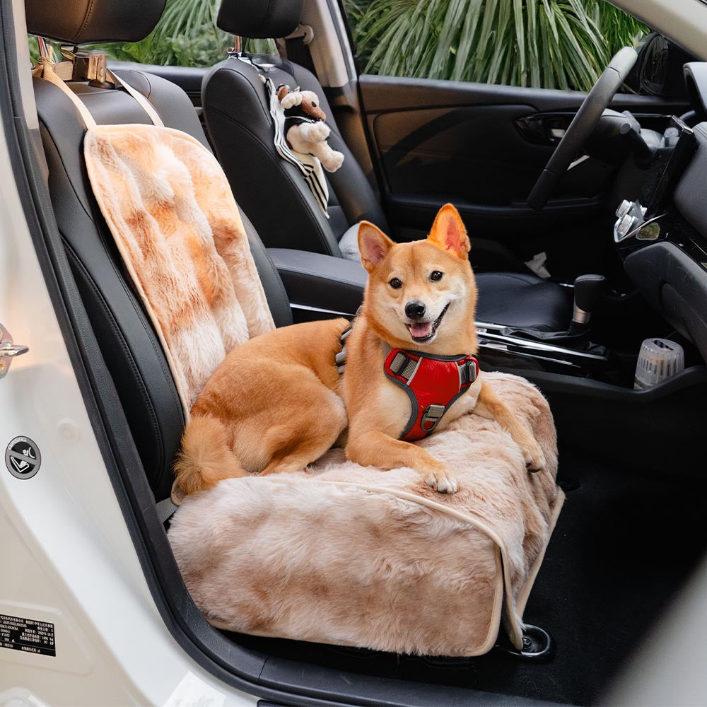 Couverture moelleuse et apaisante pour animaux de compagnie, housse de protection de siège de voiture - Surestep