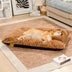 Plush Fluffy Thick Comfort Calming Dog Bed with Pillow