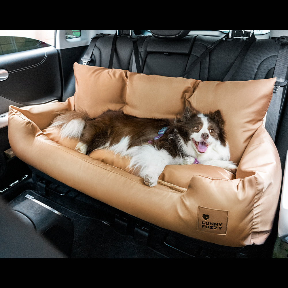 Traversin de voyage imperméable de sécurité pour chien de taille moyenne et grande taille, lit de siège arrière de voiture