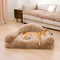 Plush Warm Removable Sponge Orthopedic Dog Sofa Bed - FluffyHaven