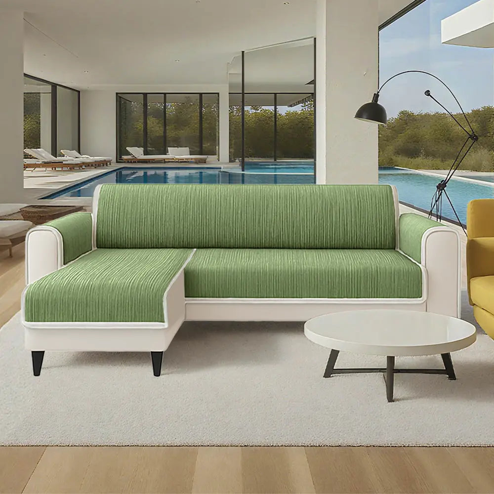 Ganzjahres-Anti-Rutsch-Streifen-Möbelschutz für Haustierteppiche mit Armlehnen-Couchbezug – Halten Sie sich ruhig