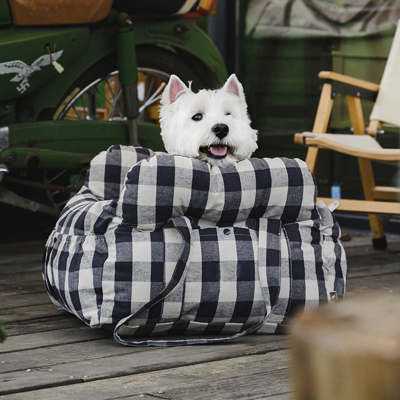 Traversin portable pour animaux de compagnie, sortie de loisirs, grand siège de voiture pour chien, lit