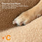 Extra Large Washable Teddy Fluffy Rectangle Dog Bed - Night-night