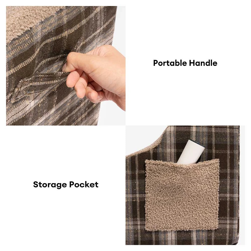 Escaleras de rampa para mascotas extraíbles de esponja de alta densidad a cuadros - COMFYCLIMB