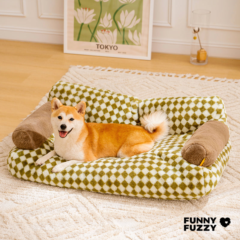 Vintage Leisure Diamond Hunde- und Katzensofa