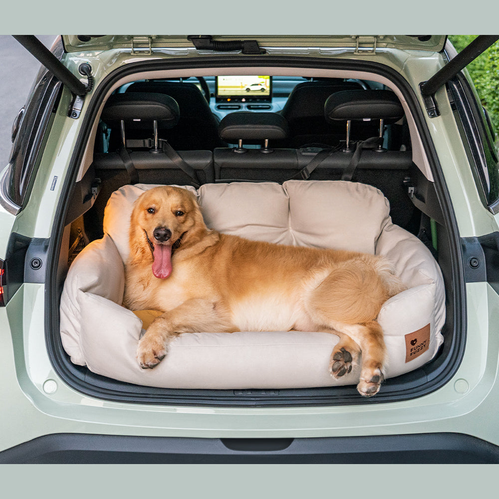 <tc>Asiento de coche para perros, asiento trasero protector para viaje - mediano y grande</tc>