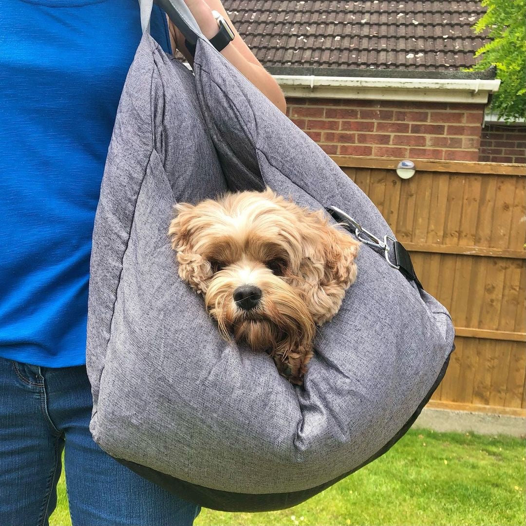 Cama para asiento de seguridad para perros y cachorros Travel Safety - Primera clase