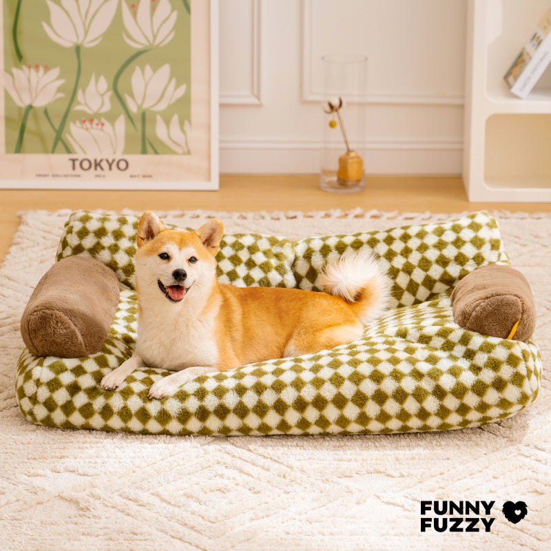 Vintage Leisure Diamond Hunde- und Katzensofa