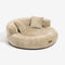 Luxe Diamond Velvet Removable Orthopedic Donut Dog Bed With Pillow - DreamNest