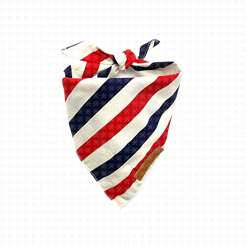 Accesorios para perros y gatos, bandana triangular con bandera americana, decoración para el Día de la Independencia de mascotas