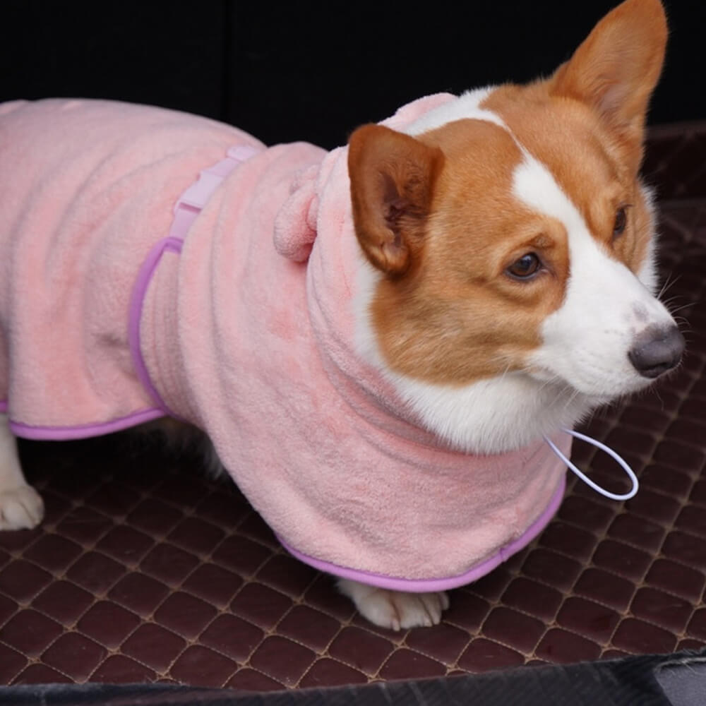 Pumpkin Soft Absorbent Dog Bathrobe Towel