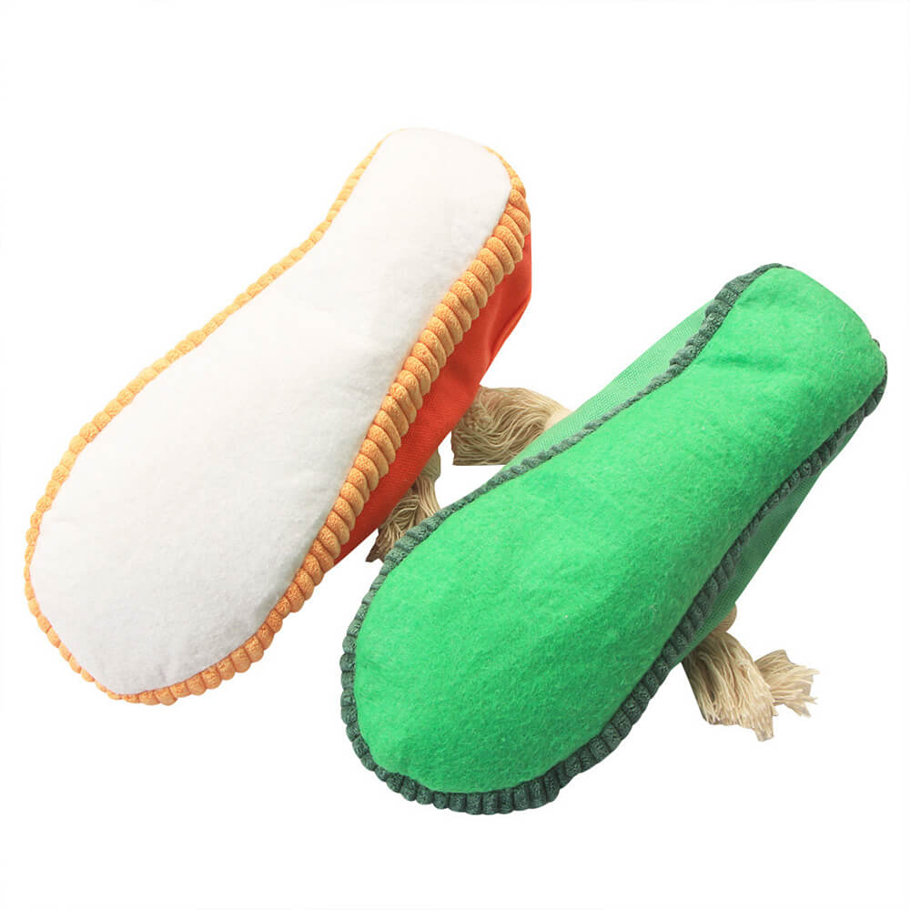 Colorful Shoes Durable Rope Chewing Interactive Dog Toy