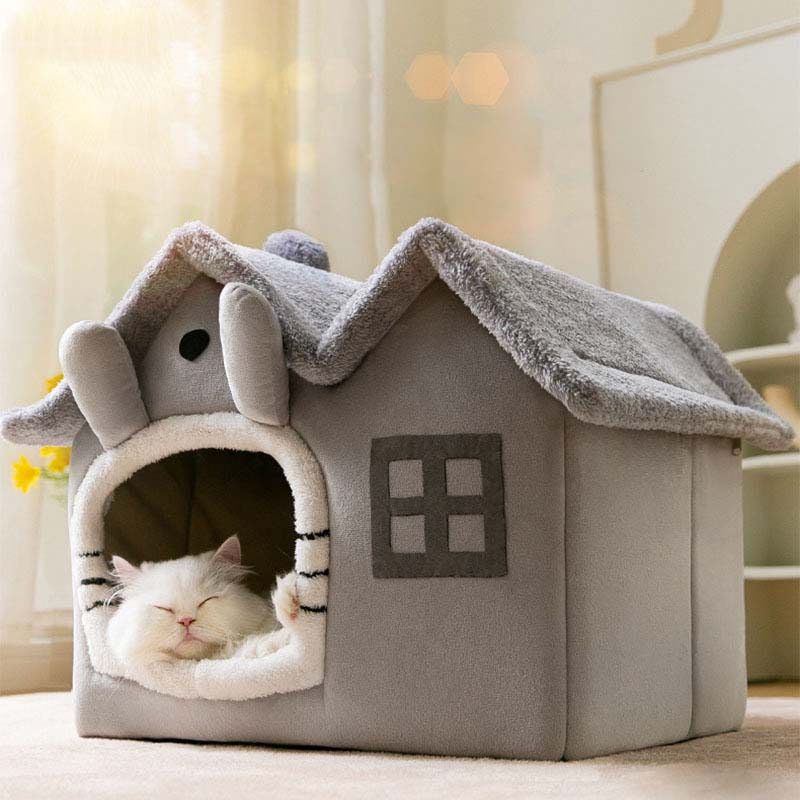 Cama para gatos semicerrada House Design