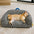 Checkerboard Thick & Fluffy Washable Orthopedic Dog Sofa Bed - CheckMate