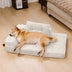 Corduroy Anti-Scratch Removable Orthopedic Dog Bed with Pillow - ComfySofa