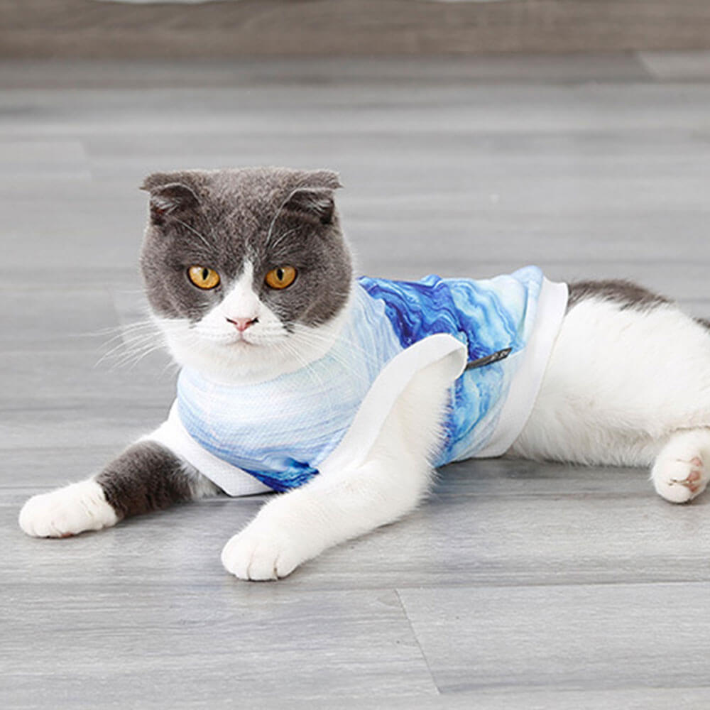 Ropa para mascotas con chaleco refrescante transpirable de verano