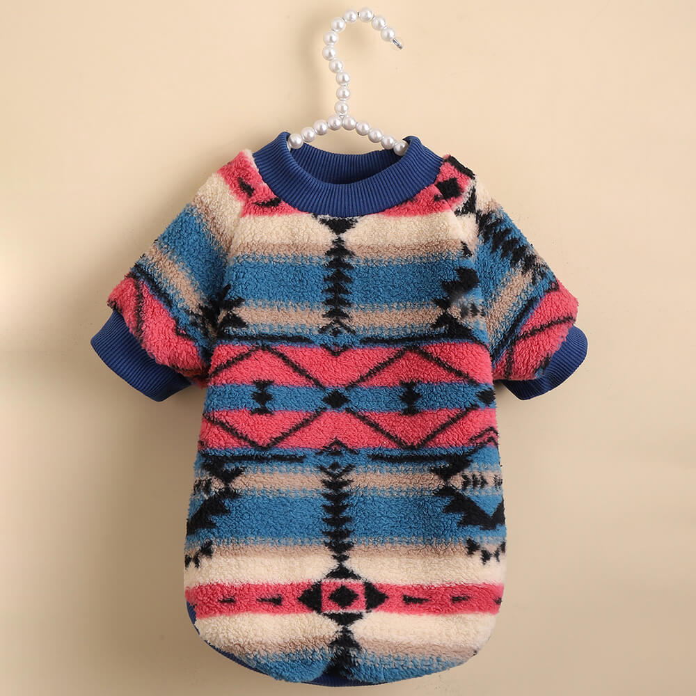 Colorful Striped Dog Sweater - Cozy & Fashionable Winter Wear