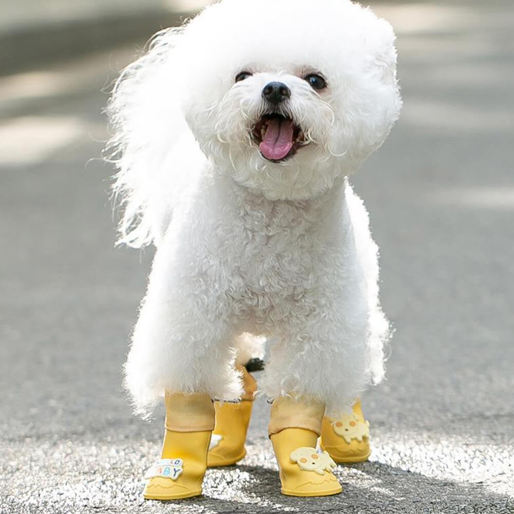 Productos para mascotas Zapatos impermeables para mascotas al aire libre - Botas de lluvia para mascotas