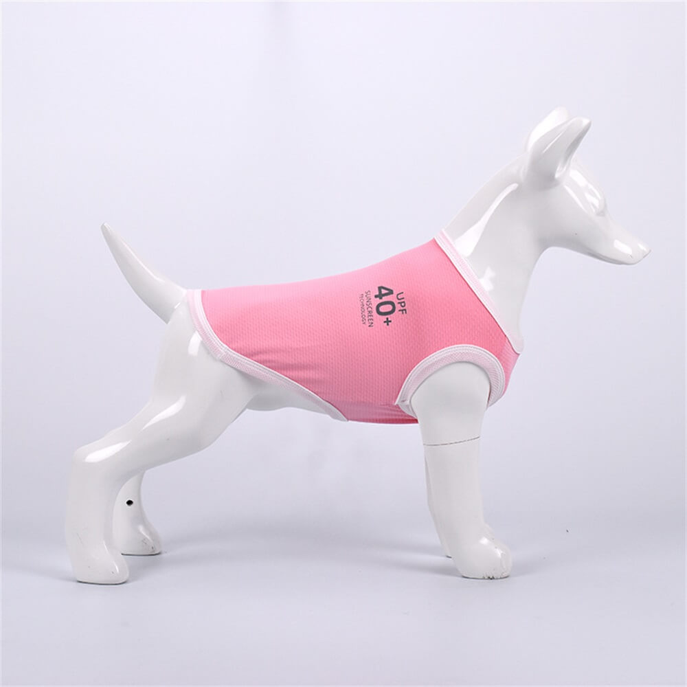 Pet Dog Clothes Multicolor Sunscreen Breathable Thin Vest