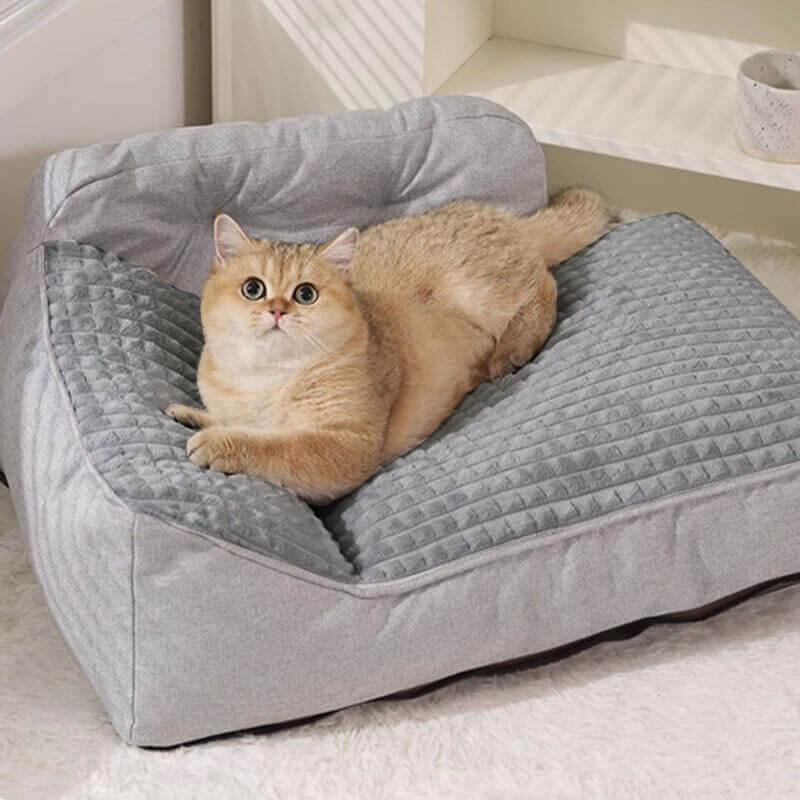 Cama tipo almohada para perros y gatos, lavable, grande, gruesa, para todas las estaciones