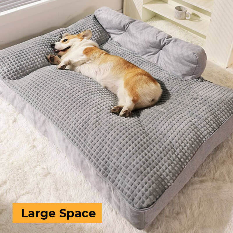 Cama tipo almohada para perros y gatos, lavable, grande, gruesa, para todas las estaciones