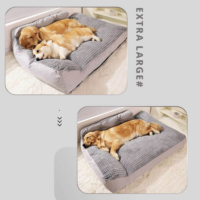 Cama tipo almohada para perros y gatos, lavable, grande, gruesa, para todas las estaciones