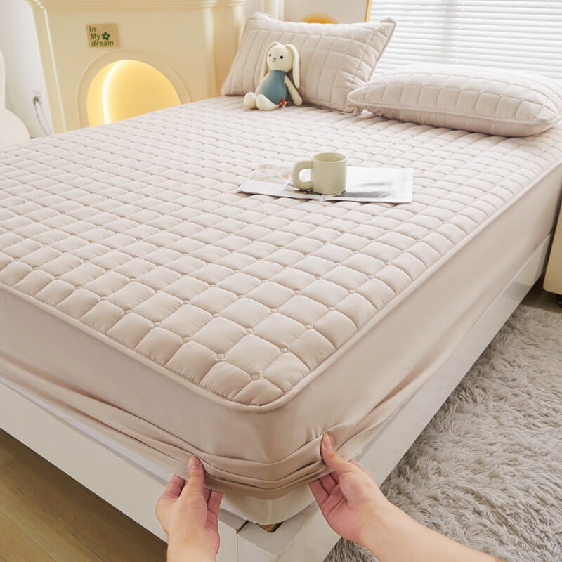 Housse de protection de matelas imperméable à enveloppe confortable