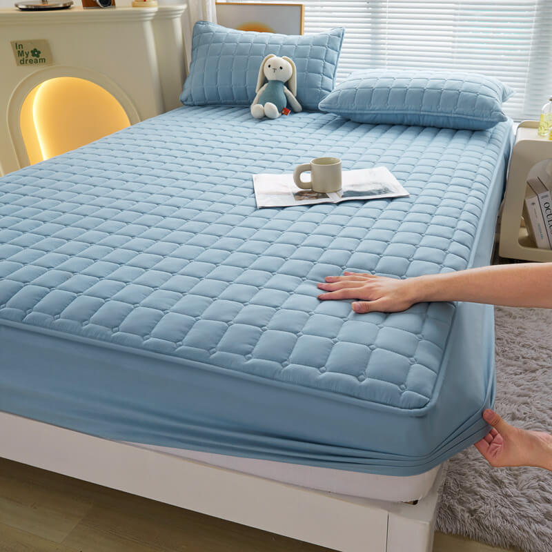 Housse de protection de matelas imperméable à enveloppe confortable