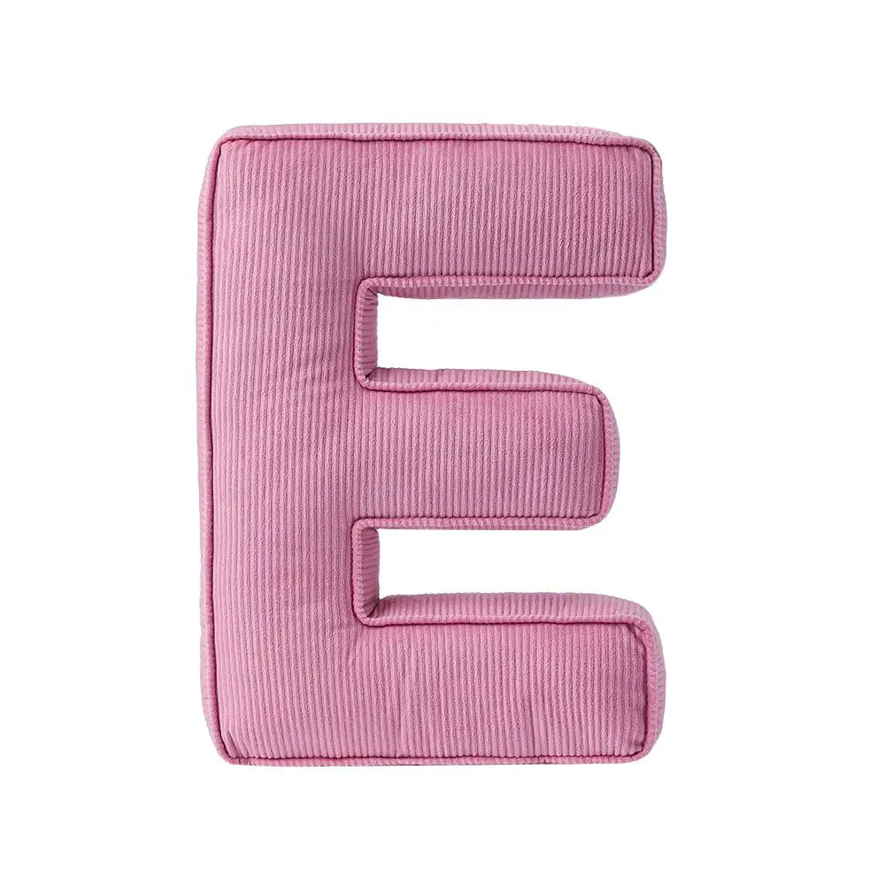 Corduroy Soft Hugging Letter Sofa Pillow