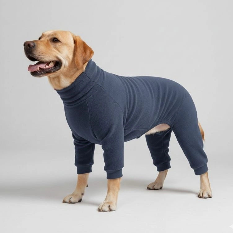 Pyjama confortable en polaire pour chien – Vêtements de nuit parfaits pour les grands chiens