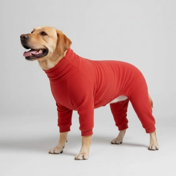 Pyjama confortable en polaire pour chien – Vêtements de nuit parfaits pour les grands chiens