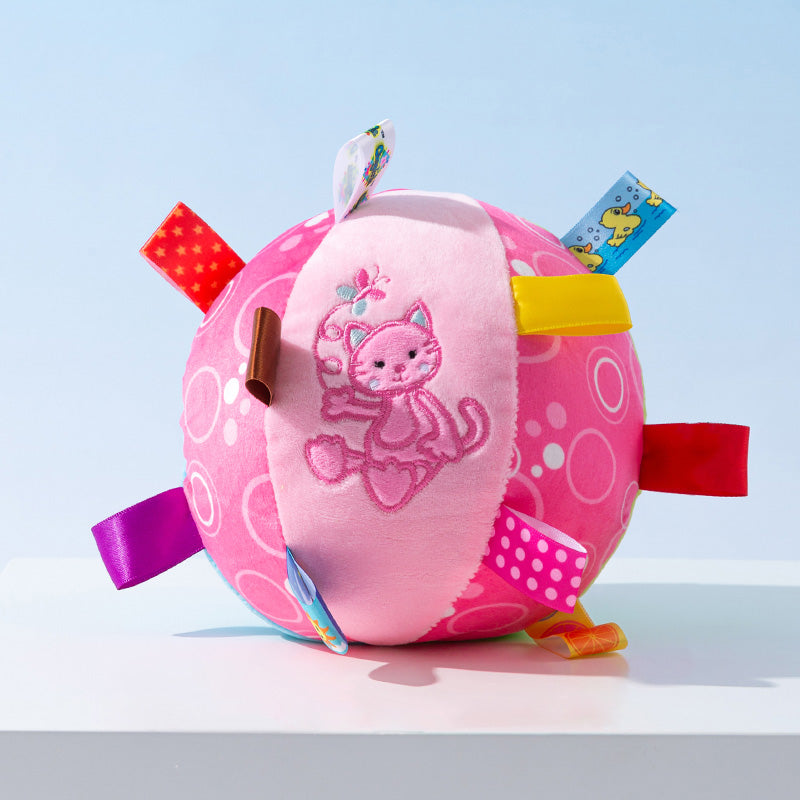 Jouets interactifs pour chiens, boule grinçante brodée mignonne