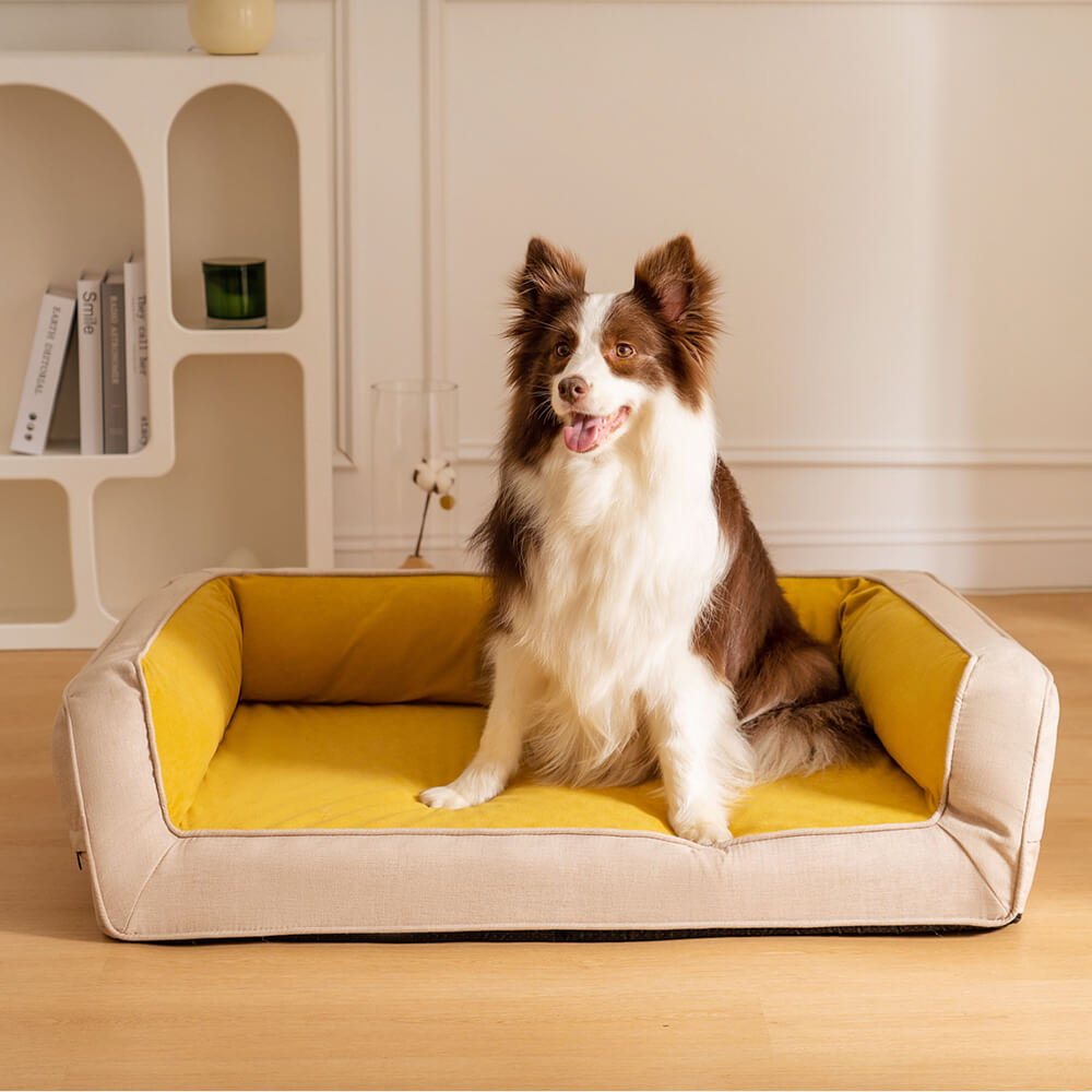 Canapé-lit orthopédique confortable pour chien, support complet, Ultimate Lounger