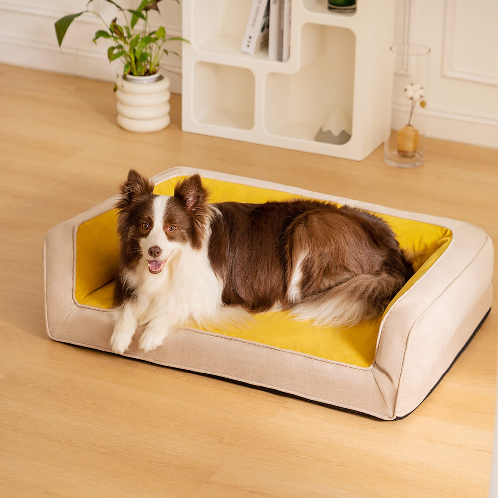 Canapé-lit orthopédique confortable pour chien, support complet, Ultimate Lounger