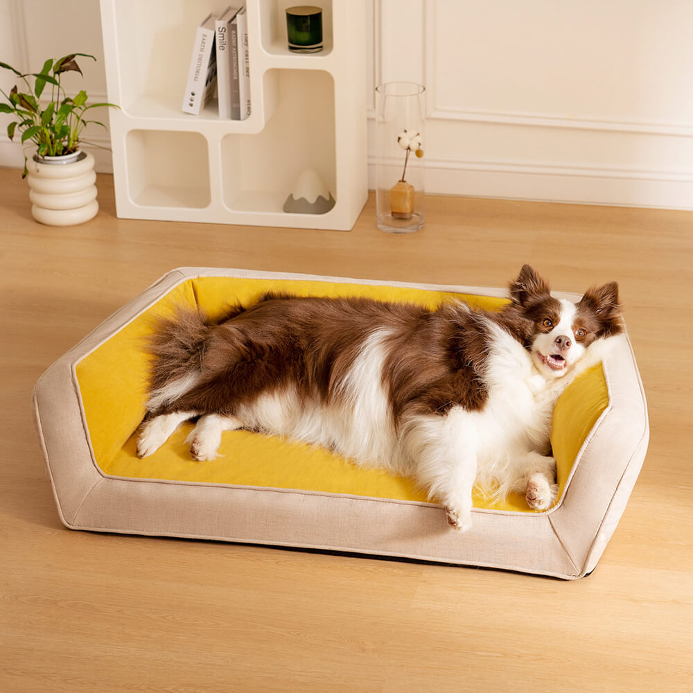 Canapé-lit orthopédique confortable pour chien, support complet, Ultimate Lounger