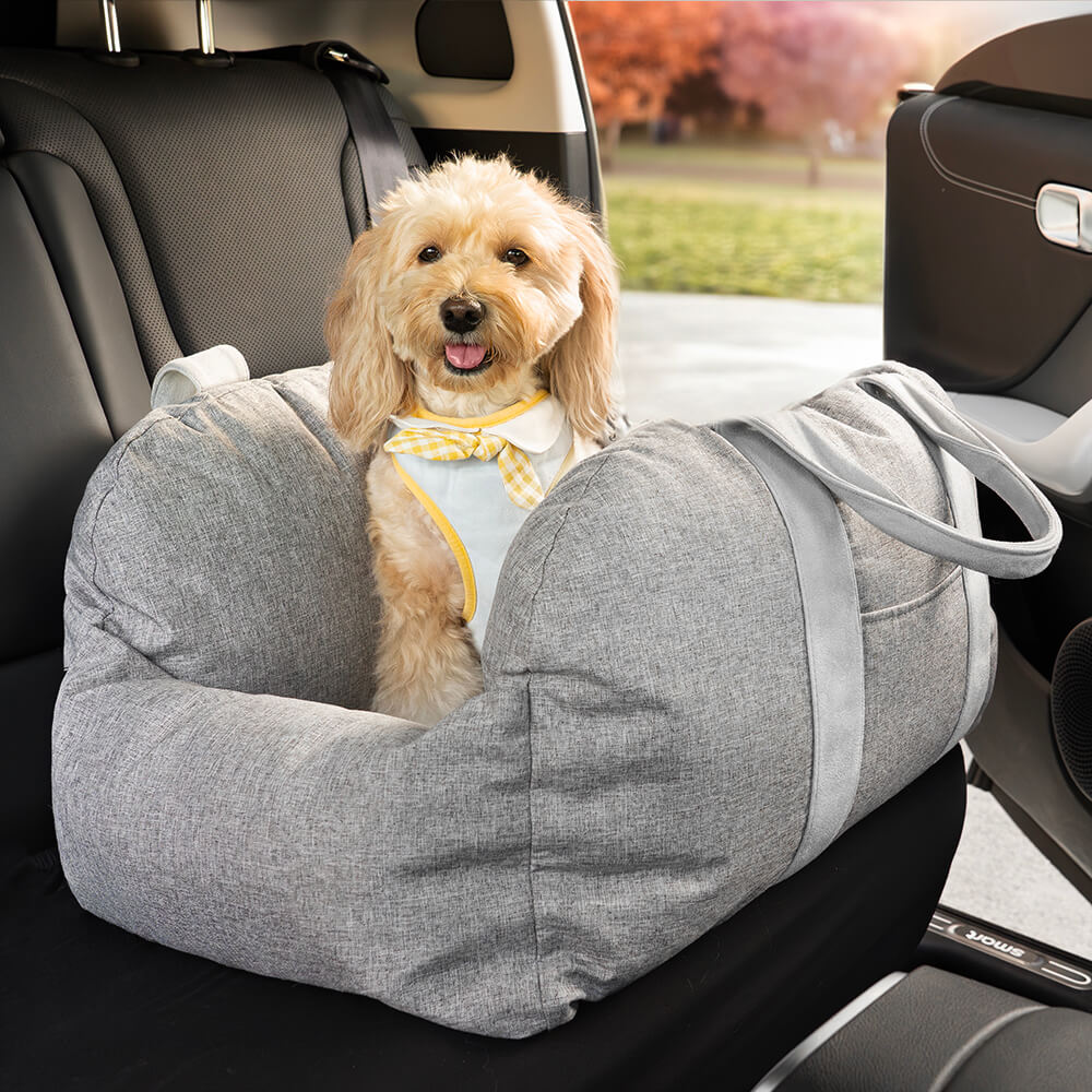 Cama para asiento de seguridad para perros y cachorros Travel Safety - Primera clase