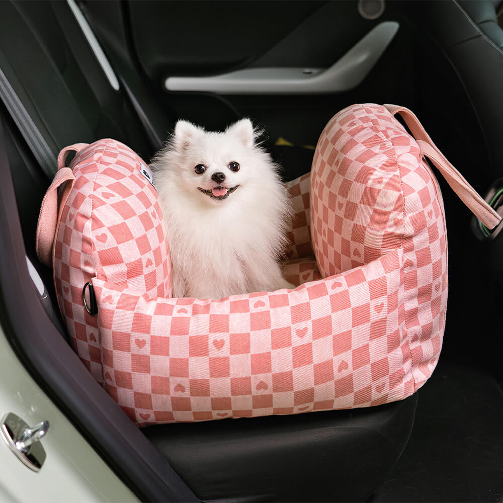 Letto per seggiolino auto per cani - Prima classe