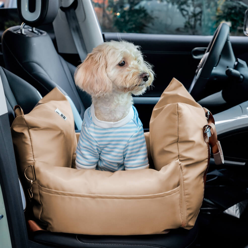 Waterproof Dog Car Seat Bed - First Class