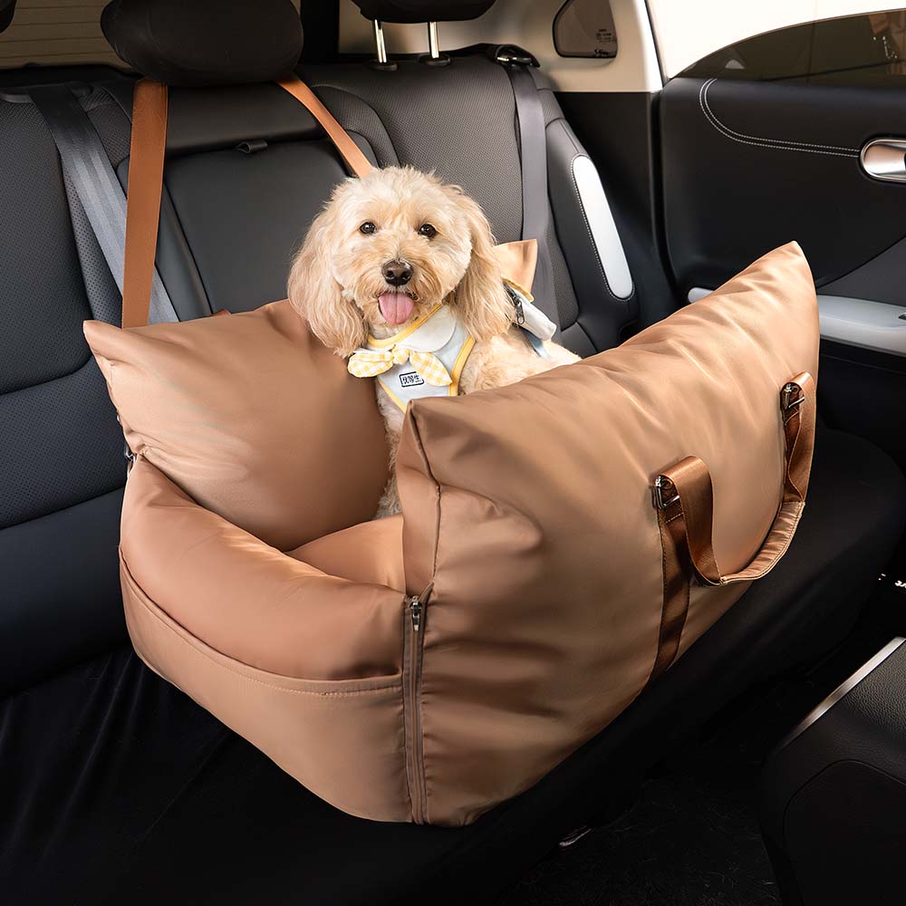 Cama para asiento de seguridad para perros y cachorros Travel Safety - Primera clase