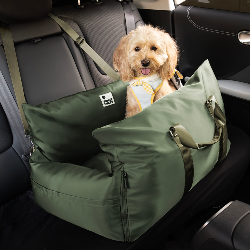 Dog Car Seat Bed - First Class Travel Bundle