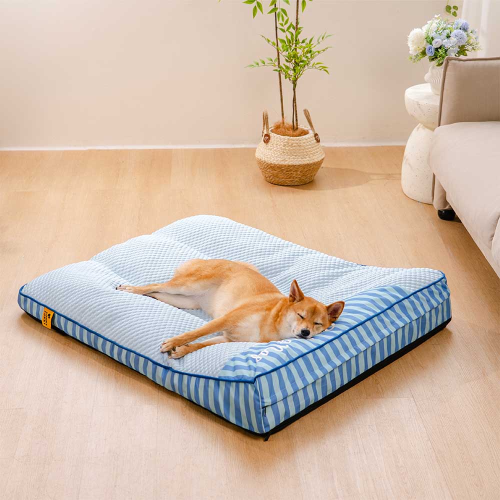 Extra Large Cooling Washable Rectangle Orthopedic Dog Bed - Cooling Nap