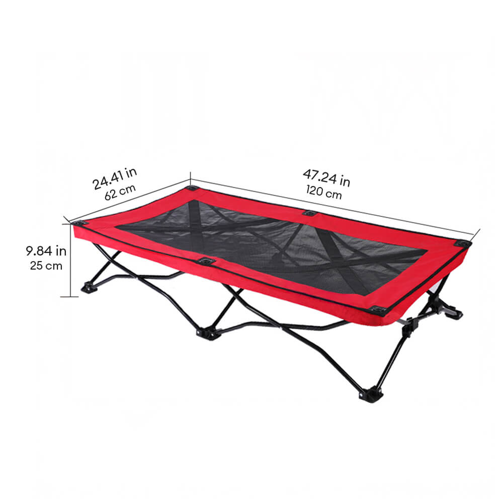 Breathable Moisture-Resistant Foldable Elevated Camping Cot Big Dog Bed