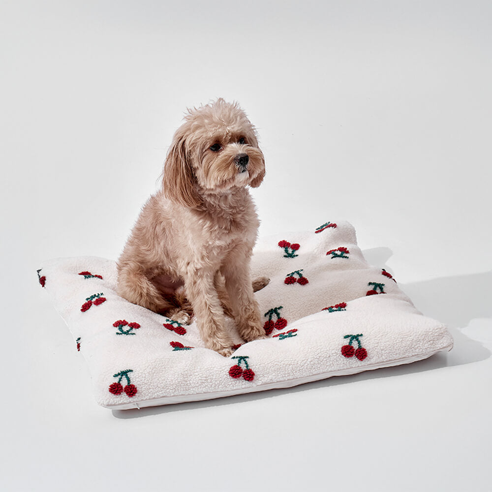 Cherry Double-Sided Cozy Waterproof Nylon Dog & Cat Mat