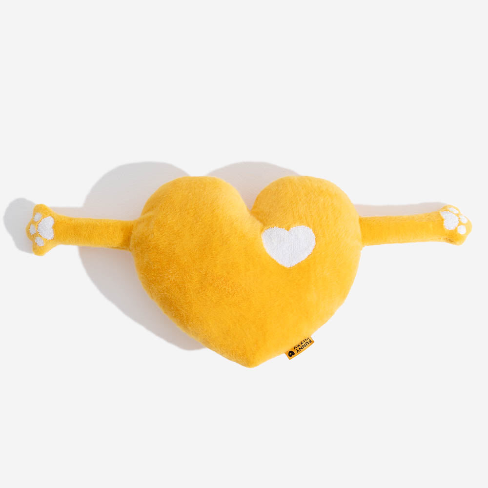 FUNNYFUZZY Plush Cozy Pillow - Hug Heart