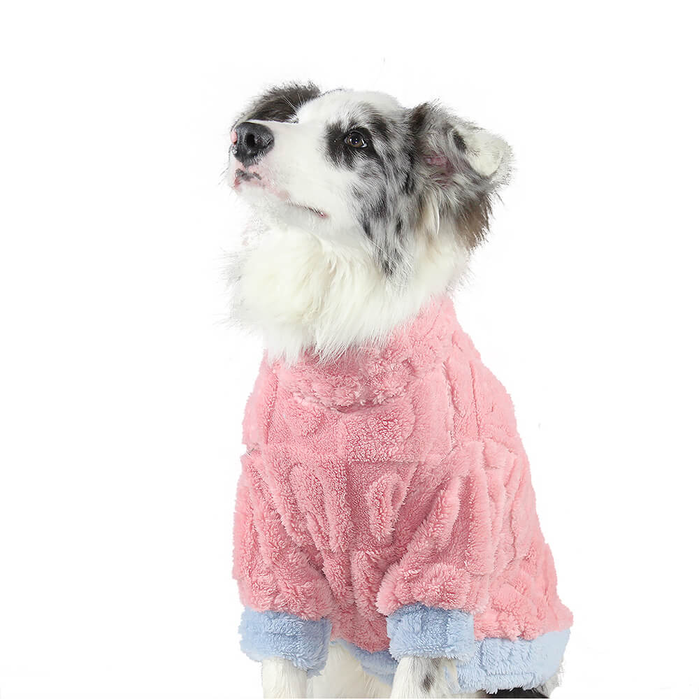 Ultra-Soft Double-Sided Polar Fleece Warmth Dog Pajama Loungewear