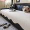 Water-repellent Teddy Fleece Non-Slip Straight Couch Cover