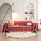 Festive Plaid Color Block Sofa Decoration Couch Cover