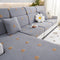 Floral Embroidered Fleece Sofa Anti-Scratch Stretch Couch Cover