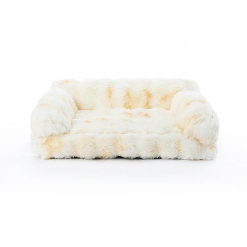 Fluffy Plush Thickened Cozy Calming Cat Sofa Bed