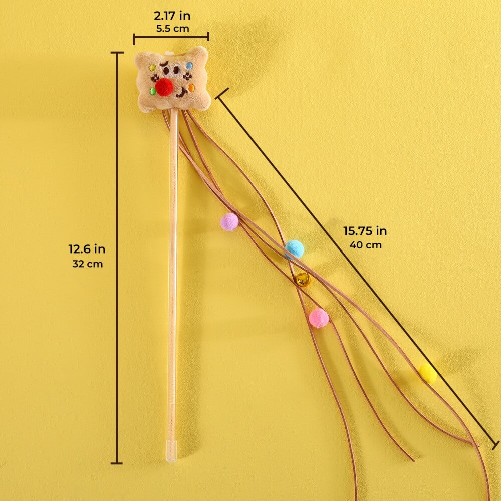 Lustiges Cookie-Cat-Teaser-Stick-Set